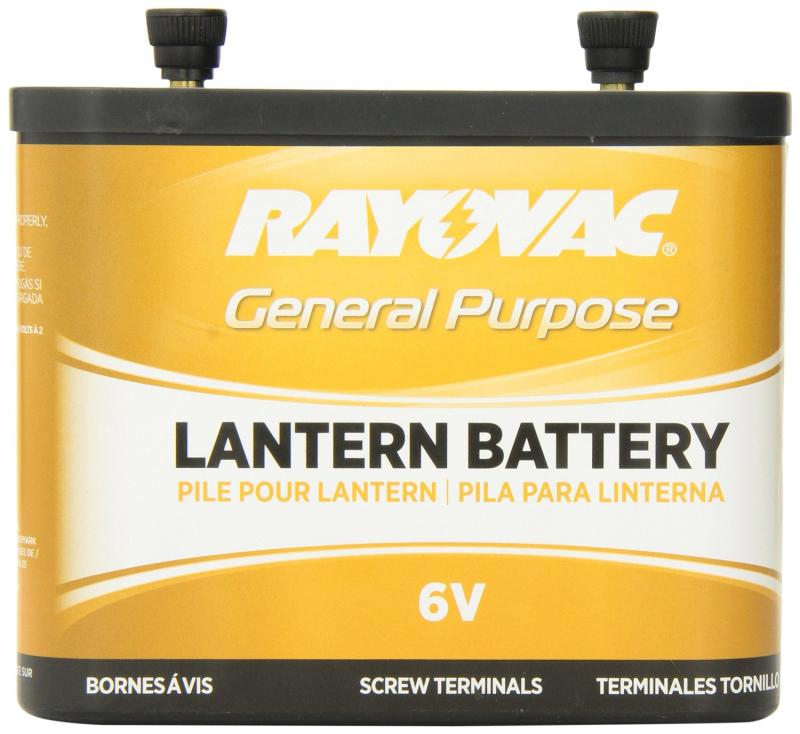 Tacoma Screw Products  6 Volt Lantern Battery with Spring Terminals